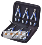 KNIPEX 00 20 16 P Elektronikzangen-Set mit Werkzeugen f�r Arbeiten an elektronischen Bauteilen 6-teilig 215 mm