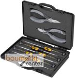 KNIPEX 00 20 18 ESD Elektronikzangen-Set mit Werkzeugen f�r Arbeiten an elektronischen Bauteilen 5-teilig 200 mm