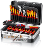 KNIPEX 00 21 20 Werkzeugkoffer "Vision24" Elektro 20-teilig 180 mm