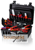 KNIPEX 00 21 35 Werkzeugkoffer "Robust23" Elektro 25-teilig 370 mm