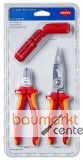 KNIPEX 00 31 30 BK V01 Elektro-Installationsset 1 x 13 86 200, 1 x 16 95 01 SB, 1 x 70 06 160