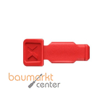 KNIPEX 00 61 10 CR ColorCode Clips rot (10 St�ck) 21 mm