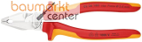 KNIPEX 02 06 180 Kraft-Kombizange isoliert mit Mehrkomponenten-H�llen, VDE-gepr�ft verchromt 180 mm