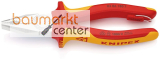 KNIPEX 03 06 180 T BK Kombizange isoliert mit Mehrkomponenten-H�llen, VDE-gepr�ft; mit integrierter isolierter Befestigungs�se zum Anbringen einer Absturzsicherung verchromt 180 mm