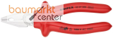 KNIPEX 03 07 200 Kombizange tauchisoliert, VDE-gepr�ft verchromt 200 mm
