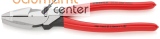 KNIPEX 09 01 240 Kraft-Kombizange "Lineman's Pliers" amerikanisches Modell mit rutschhemmendem Kunststoff �berzogen schwarz atramentiert 240 mm