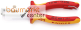 KNIPEX 11 06 160 T Abisolierzange mit �ffnungsfeder, universal isoliert mit Mehrkomponenten-H�llen, VDE-gepr�ft; mit integrierter isolierter Befestigungs�se zum Anbringen einer Absturzsicherung verchromt 160 mm