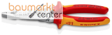 KNIPEX 13 76 200 ME Multifunktions-Elektrikerzange metrisches Modell isoliert mit Mehrkomponenten-H�llen, VDE-gepr�ft verchromt 200 mm