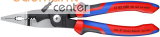 KNIPEX 13 82 200 Elektro-Installationszange mit Comfort-Griffen schwarz atramentiert 200 mm