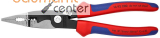 KNIPEX 13 92 200 Elektro-Installationszange mit Mehrkomponenten-H�llen schwarz atramentiert 200 mm