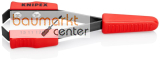 KNIPEX 15 11 120 Lackabzieh-Pinzette mit Kunststoff-H�llen 120 mm