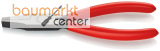 KNIPEX 20 01 160 Flachzange mit Kunststoff �berzogen schwarz atramentiert 160 mm