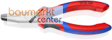 KNIPEX 20 02 160 Flachzange mit Comfort-Griffen schwarz atramentiert 160 mm
