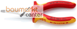 KNIPEX 30 36 160 Langbeckzange isoliert mit Mehrkomponenten-H�llen, VDE-gepr�ft verchromt 160 mm