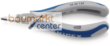 KNIPEX 34 42 130 Pr�zisions-Elektronik-Greifzange mit Mehrkomponenten-H�llen br�niert 130 mm