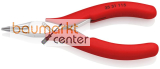 KNIPEX 35 31 115 Elektronik-Greifzange mit durchgestecktem Gelenk mit rutschhemmenden Kunststoff-H�llen 115 mm