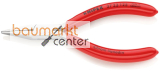 KNIPEX 37 23 125 Greifzange f�r Feinmechanik mit Kunststoff �berzogen verchromt 125 mm
