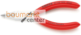KNIPEX 37 43 125 Greifzange f�r Feinmechanik mit Kunststoff �berzogen verchromt 125 mm