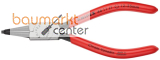 KNIPEX 44 11 J1 SB Sicherungsringzange f�r Innenringe in Bohrungen mit Kunststoff �berzogen schwarz atramentiert 140 mm