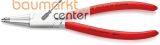 KNIPEX 44 13 J2 Sicherungsringzange f�r Innenringe in Bohrungen mit Kunststoff �berzogen verchromt 180 mm