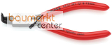 KNIPEX 44 21 J01 SB Sicherungsringzange f�r Innenringe in Bohrungen mit Kunststoff �berzogen schwarz atramentiert 130 mm