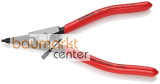 KNIPEX 46 11 G1 Sicherungsringzange f�r Greifringe auf Wellen mit Kunststoff �berzogen schwarz atramentiert 140 mm
