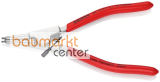 KNIPEX 46 13 A1 Sicherungsringzange f�r Au�enringe auf Wellen mit Kunststoff �berzogen verchromt 140 mm