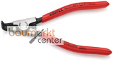 KNIPEX 46 21 A01 SB Sicherungsringzange f�r Au�enringe auf Wellen mit Kunststoff �berzogen schwarz atramentiert 125 mm
