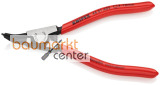 KNIPEX 46 31 A02 Sicherungsringzange f�r Au�enringe auf Wellen 45� gewinkelt mit Kunststoff �berzogen schwarz atramentiert 130 mm