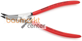 KNIPEX 46 31 A32 Sicherungsringzange f�r Au�enringe auf Wellen 45� gewinkelt mit Kunststoff �berzogen schwarz atramentiert 210 mm