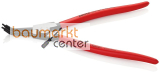 KNIPEX 46 31 A42 Sicherungsringzange f�r Au�enringe auf Wellen 45� gewinkelt mit Kunststoff �berzogen schwarz atramentiert 310 mm