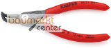 KNIPEX 48 21 J01 Pr�zisions-Sicherungsringzange f�r Innenringe in Bohrungen mit rutschhemmendem Kunststoff �berzogen grau atramentiert 130 mm