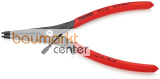 KNIPEX 49 31 A3 Pr�zisions-Sicherungsringzange f�r Au�enringe auf Wellen mit �berdehnungsschutz mit rutschhemmendem Kunststoff �berzogen grau atramentiert 225 mm