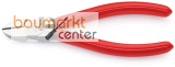 KNIPEX 70 01 140 EAN Seitenschneider mit Kunststoff �berzogen schwarz atramentiert 140 mm