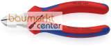 KNIPEX 70 02 140 SB Seitenschneider mit Mehrkomponenten-H�llen schwarz atramentiert 140 mm
