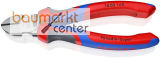 KNIPEX 70 02 160 Seitenschneider mit Comfort-Griffen schwarz atramentiert 160 mm