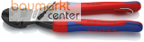 KNIPEX 71 22 200 T BK CoBolt� Kompakt-Bolzenschneider mit schlanken Mehrkomponenten-H�llen, mit integrierter Befestigungs�se zum Anbringen einer Absturzsicherung schwarz atramentiert 200 mm