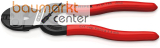 KNIPEX 71 31 160 CoBolt� S Kompakt-Bolzenschneider mit Schneidaussparung mit Kunststoff �berzogen schwarz atramentiert 160 mm