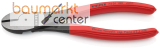 KNIPEX 74 01 180 Kraft-Seitenschneider mit Kunststoff �berzogen schwarz atramentiert 180 mm