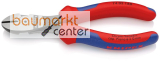 KNIPEX 74 02 160 Kraft-Seitenschneider mit Mehrkomponenten-H�llen schwarz atramentiert 160 mm