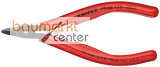 KNIPEX 75 52 125 Elektronik-Seitenschneider mit Kunststoff-H�llen br�niert 125 mm