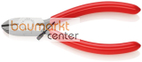 KNIPEX 76 01 125 Seitenschneider f�r Elektromechaniker mit Kunststoff �berzogen schwarz atramentiert 125 mm
