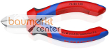 KNIPEX 76 05 125 Seitenschneider f�r Elektromechaniker mit Comfort-Griffen verchromt 125 mm