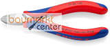 KNIPEX 77 02 130 Elektronik-Seitenschneider mit durchgestecktem Gelenk mit Mehrkomponenten-H�llen 130 mm