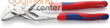 KNIPEX 86 05 250 T BK Zangenschl�ssel Zange und Schraubenschl�ssel in einem Werkzeug mit Mehrkomponenten-H�llen, mit integrierter Befestigungs�se zum Anbringen einer Absturzsicherung verchromt 250 mm
