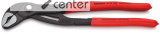 KNIPEX 87 01 300 Cobra� Hightech-Wasserpumpenzange mit rutschhemmendem Kunststoff �berzogen grau atramentiert 300 mm