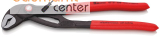 KNIPEX 87 21 250 Cobra� QuickSet Hightech-Wasserpumpenzange mit rutschhemmendem Kunststoff �berzogen grau atramentiert 250 mm