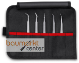 KNIPEX 92 00 03 SMD-Pr�zisionspinzetten-Set 5-teilig 90 mm