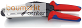 KNIPEX 95 02 21 Schere f�r Kunststoffe auch f�r Kabelkan�le mit Mehrkomponenten-H�llen br�niert 275 mm