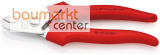 KNIPEX 95 05 165 SB Kabelschere Griffe mit Kunststoff umspritzt mit Kunststoff umspritzt 165 mm